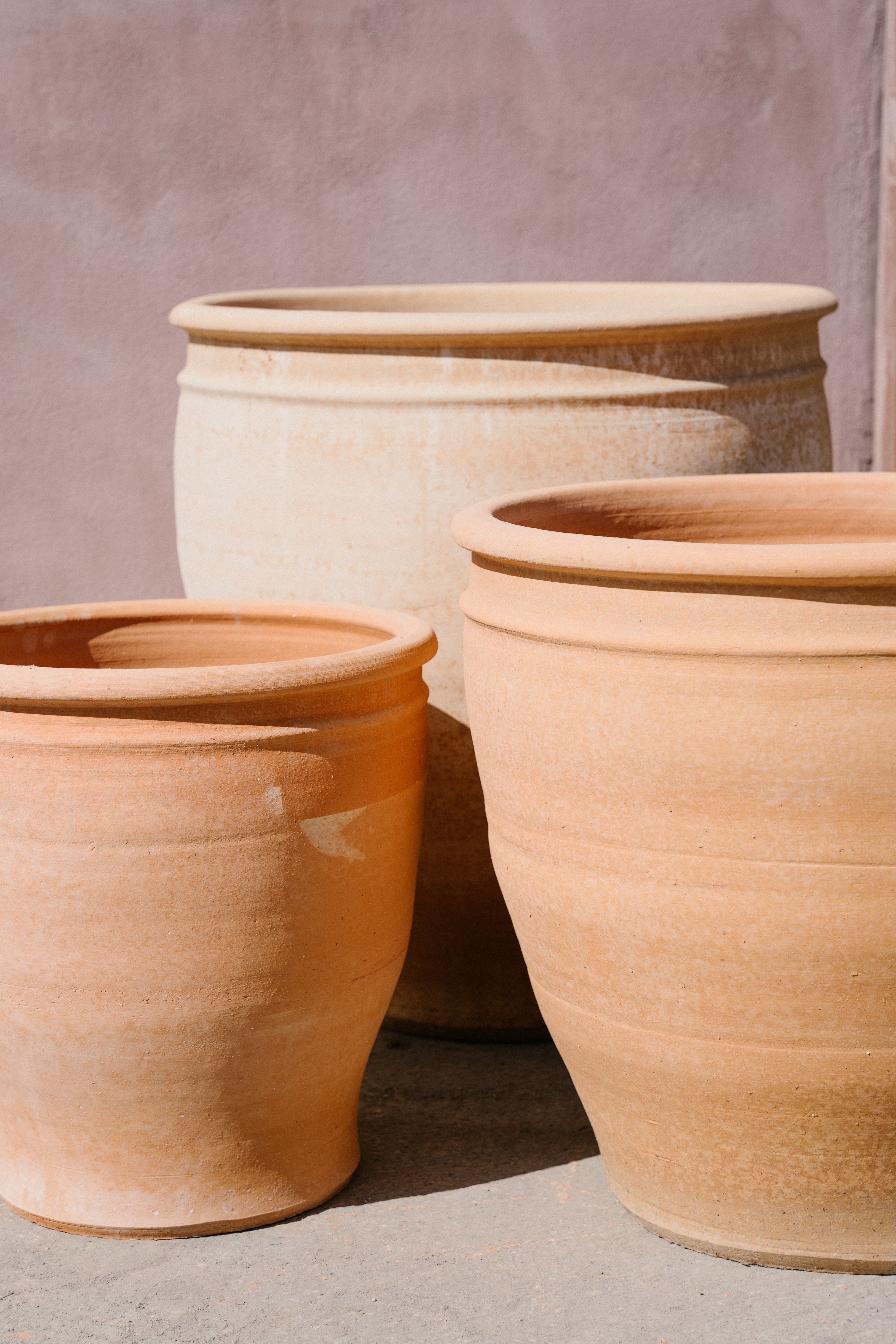 cheap large terracotta plant pots Iris Cretan Terracotta Planter – Kilned Earth