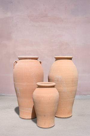 Boukali Cretan Terracotta Pot (with & without handle) thumbnail-image-1